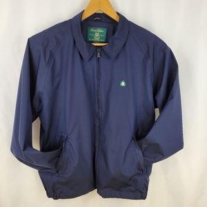 Brooks Brothers Clothier of St Andrews Links Golf Windbreaker Navy Blue XL